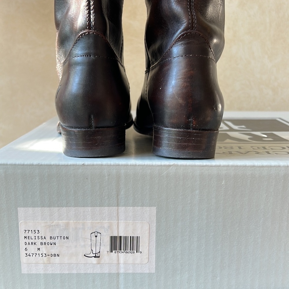 Frye Melissa Button Talk Riding Boot - Picture 5 of 6